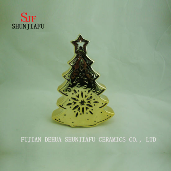 Galvanisieren von Produkten der besten Wahl Prelit Ceramic Tabletop Christmas Tree