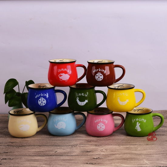 Frühstückstasse Kaffeetasse Milchbecher Benutzerdefiniertes Logo Frühstückstasse