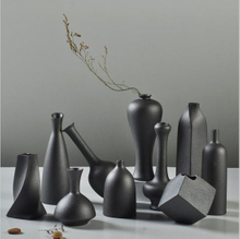 Keramik Black Vase Haushaltsschmuck Einrichtungsgegenstände