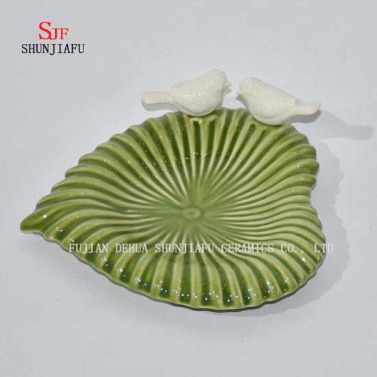 Mehrzweck-Keramik-Gewürzschalen Vorspeisenteller, mehrfarbige Porzellan-Untertassen Schüssel Geschirr (Herzform)