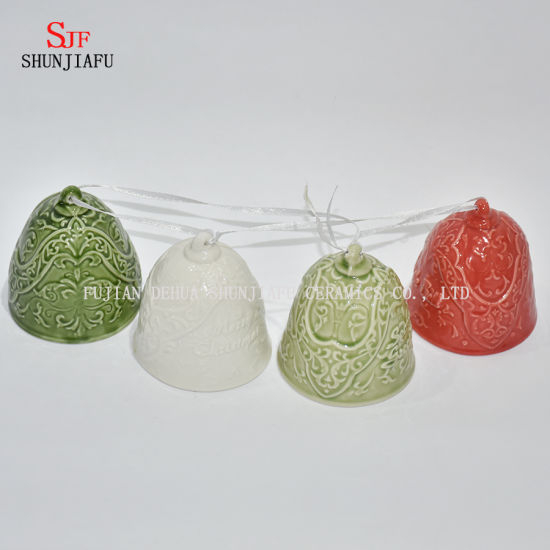 4 farbige Jingle Bell Dekoration / Weihnachten / Festival Geschenk