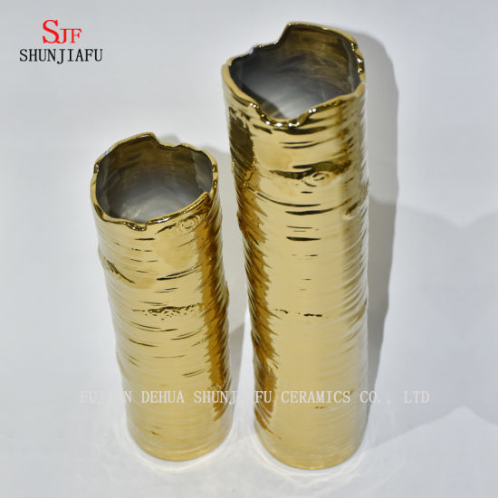 Kerzenhalter Gold Finish Metall Ideales Geschenk Dekor Hochzeit, Party, Zuhause, SPA, Aromatherapie ,, Votiv, Teelicht, Candle Garden Vase / Floral