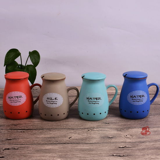 Kaffeekeramik-Becher-Tasse, kundenspezifische kundenspezifische Logo-Keramikbecher