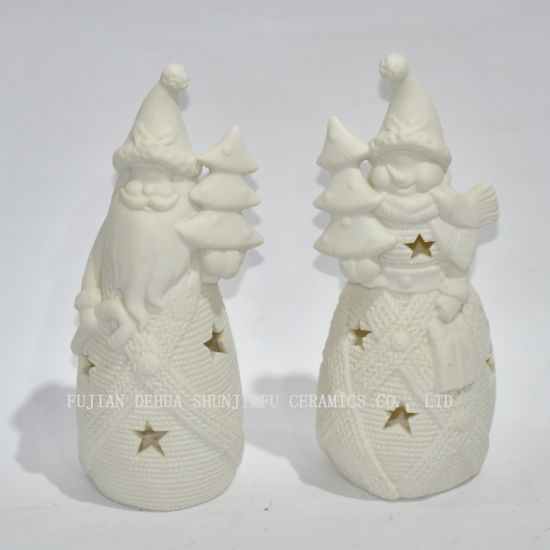 Weihnachtsmann Form Kerzenhalter / Weihnachtsdekoration