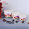 Keramik-Set mit 3 Blumentöpfen mit wunderschönem Pilzmuster
