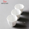 Hochwertige Brilliant White Porecelain Vital Teetasse, Octagon Cup Keramik