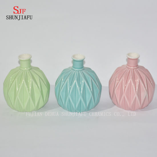 5 Farbe / einfache einzigartige Keramikvase