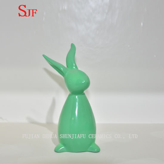 Keramik Bunny Rabbit Home Einrichtungsgegenstände