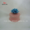 Keramik Schmuckschatulle mit Blue Rose Flower Deckel
