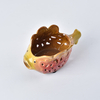 Gelbe und rote Fisch-Stil Design Keramik Obstschale Keramik Garnschale, Garnschale, Strickschale, Häkelschale, hellblaue Garnschale, auf Bestellung gefertigt