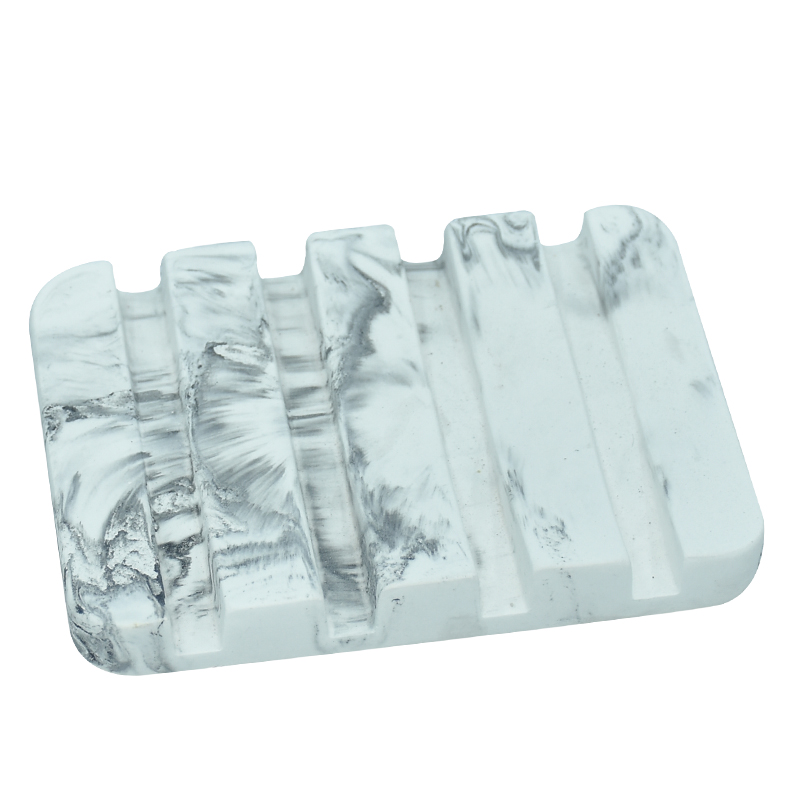 Weißer Marmor Design Diatomite Zahnbürstenhalter