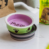 Ceramic Pet Feeder Kreisförmige Keramik Hundenapf Keramik Pet Feeder