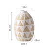 Keramik -Vase -Hauseinrichtung Dekoration
