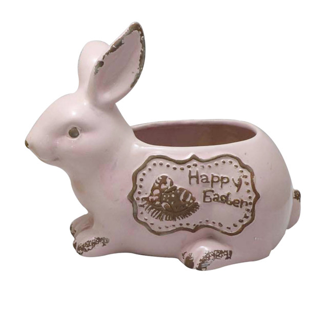 Keramik Kaninchen Blumentopf