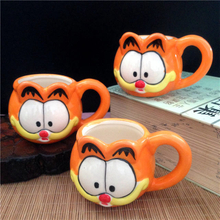 Weiße Keramik Tasse kleine Katze Logo Dessert Keramik Eisschalen Keramik Eis Tasse