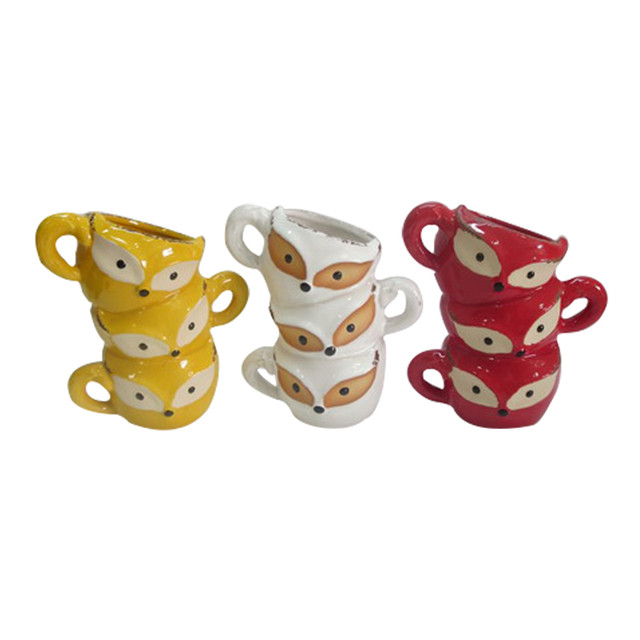 Keramik Owl Cup Design Blumentopf