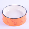 Bella Exclusive Verwenden Sie Pink Ceramic Pet Feeder Ceramic Dog Bowl