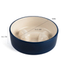 Hundenapfboden Relief Bone Ceramic Pet Feeder Keramik Hundenapf