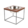 Graue Glasur Keramik Pet Feeder Keramik Hundenapf und Katzenschüssel
