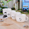 Weiße Keramik Tasse Dessert Keramik Eisschalen Keramik Eis Tasse