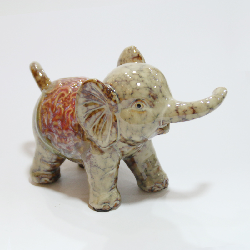 Große Keramik Elefant Statue Keramik Tier Ornament