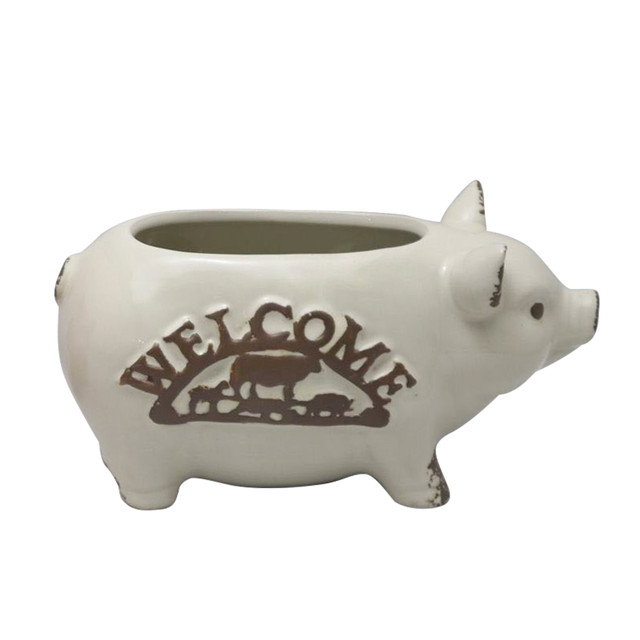 Keramikständer Pig Style Design Keramik Blumentopf