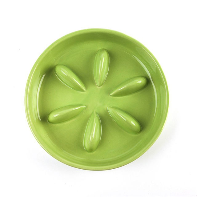 Pet Slow Food Bowl Anti Würgen Hundenapf Anti Würgen Pet Bowl Keramik Pet Bowl
