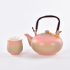 Produktionsunternehmen Direktverkauf keramisches rosa Teeset