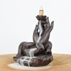 Keramik Buddha Handdesign Backflow Weihrauchkegel Brenner Keramik Wasserfall Rückenläufe Brenner Produktion Lieferant
