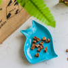 Cat Style Keramikplatte Keramik Pet Feeder Blue Ceramic Dog Bowl