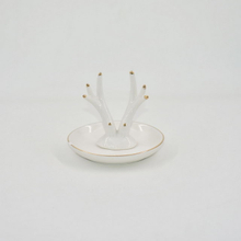 Hochzeitsbedarf Home Decor Geschenk Schmuck Display Tray Hochzeitsgeschenk Keramik Ringhalter Custom Trinket Tray