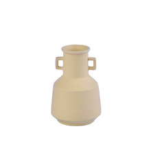 Heimtextilien Dekoration Tischplatte Keramik Vase Desktop Dekoration Polyhedrose Gelb Keramik Vase