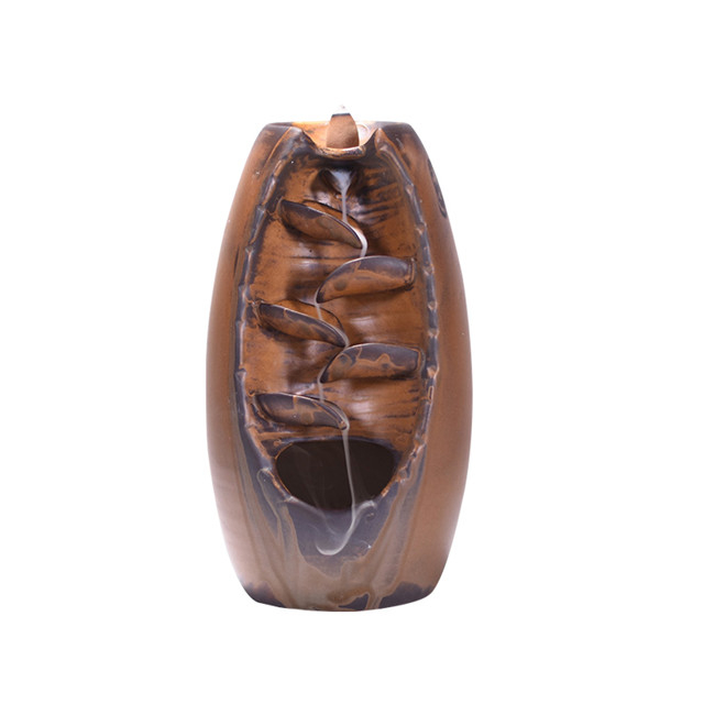 Keramik Wasserfall Backflow Räubchen Brenner Innenser Halter Wohnkultur Aromatherapie Ornament